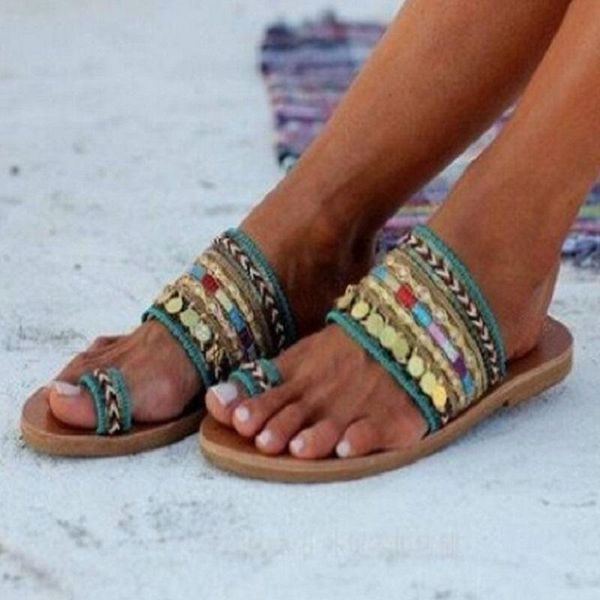 slippers summer women beach flat shoes big size flip flops open toe ladies sandals bohemian style female casual slides, Black
slippers summer women beach flat shoes big size flip flops open toe ladies sandals bohemian style female casual slides, Black