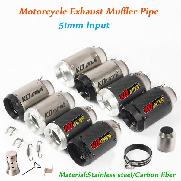 motorcycle exhaust system 160mm short stainless muffler pipe db killer refit tail vent baffler for 38-51mm input
motorcycle exhaust system 160mm short stainless muffler pipe db killer refit tail vent baffler for 38-51mm input