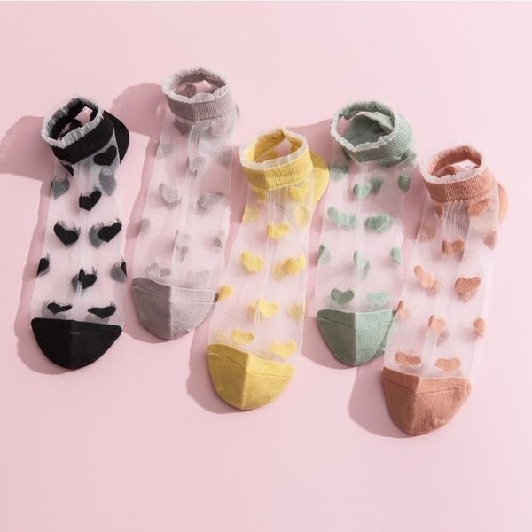 socks spring and summer lady love glass stockings short tube thin lovely boat socks, Red;black
socks spring and summer lady love glass stockings short tube thin lovely boat socks, Red;black