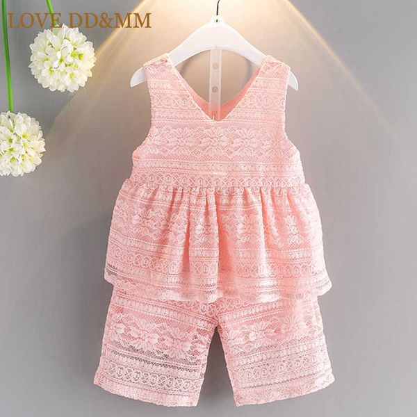 love dd&mm girls sets summer girl fashion sweet hollow lace v collar + pants suit 210715, White
love dd&mm girls sets summer girl fashion sweet hollow lace v collar + pants suit 210715, White