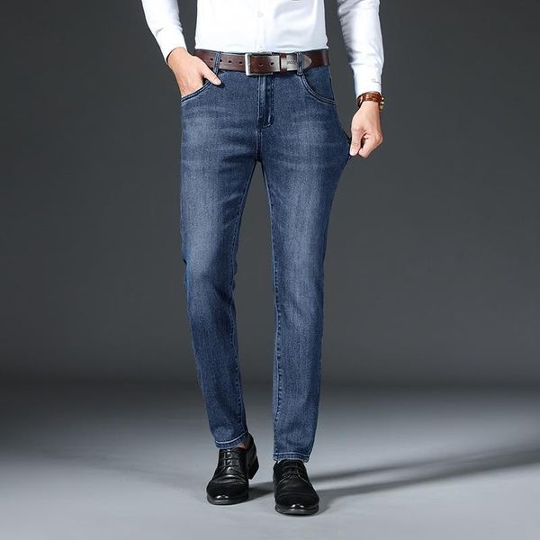 men's jeans slim narrow feet boutique stretch middle waist 8 colors optional brand fashion designer men, Blue
men's jeans slim narrow feet boutique stretch middle waist 8 colors optional brand fashion designer men, Blue