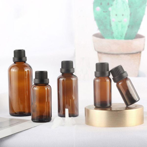 storage bottles & jars 5-100ml dropper bottle big head amber brown glass liquid for essential basic pipette refilla
storage bottles & jars 5-100ml dropper bottle big head amber brown glass liquid for essential basic pipette refilla