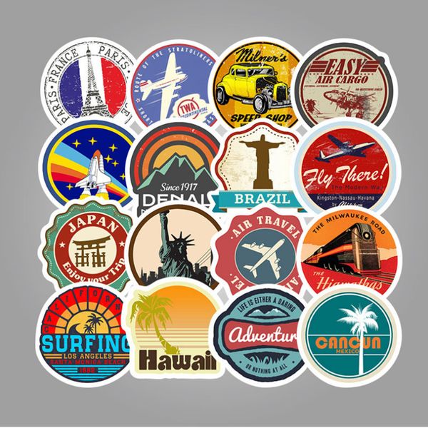 50 pcs retro fashion travel tour graffiti waterproof skateboard travel suitcase phone lapluggage stickers cute kids girl
50 pcs retro fashion travel tour graffiti waterproof skateboard travel suitcase phone lapluggage stickers cute kids girl
