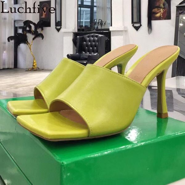 candy colors open toe slippers high heels ladies slides runway leather shoes woman big size mule sapatos feminina, Black
candy colors open toe slippers high heels ladies slides runway leather shoes woman big size mule sapatos feminina, Black