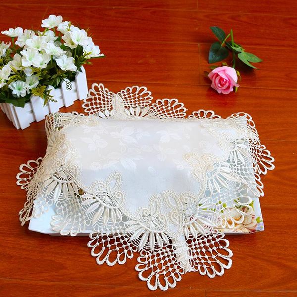 mats & pads modern fashion water-soluble embroidery lace border cloth placemat table mat fruit plate food cover kitchen decoration
mats & pads modern fashion water-soluble embroidery lace border cloth placemat table mat fruit plate food cover kitchen decoration