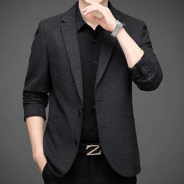 men's suits & blazers high end designer brand casual fashion plain smart elegant blazer jacket party business trendy suit coat clothes, White;black
men's suits & blazers high end designer brand casual fashion plain smart elegant blazer jacket party business trendy suit coat clothes, White;black