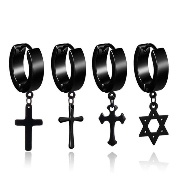 titanium steel ear studs earrings no pierced ears ear ring jewelry decoration hip hop black tassels cross for women and men, Silver
titanium steel ear studs earrings no pierced ears ear ring jewelry decoration hip hop black tassels cross for women and men, Silver