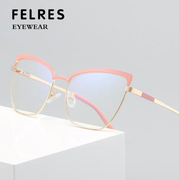 sunglasses felres women alloy frame optical glasses brand design anti-blue light eyewear ladies classic metal f3009, White;black
sunglasses felres women alloy frame optical glasses brand design anti-blue light eyewear ladies classic metal f3009, White;black