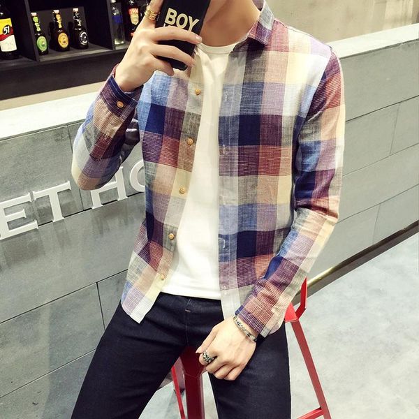 men's casual shirts plus size 5xl men shirt long sleeve fashion 2021 all match plaid slim fit thin blouse clothing, White;black
men's casual shirts plus size 5xl men shirt long sleeve fashion 2021 all match plaid slim fit thin blouse clothing, White;black