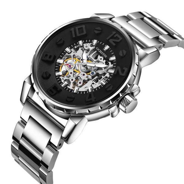 automatic mechanical men watch stainless steel mens watches military army sport skeleton male clock wristwatches, Slivery;brown
automatic mechanical men watch stainless steel mens watches military army sport skeleton male clock wristwatches, Slivery;brown