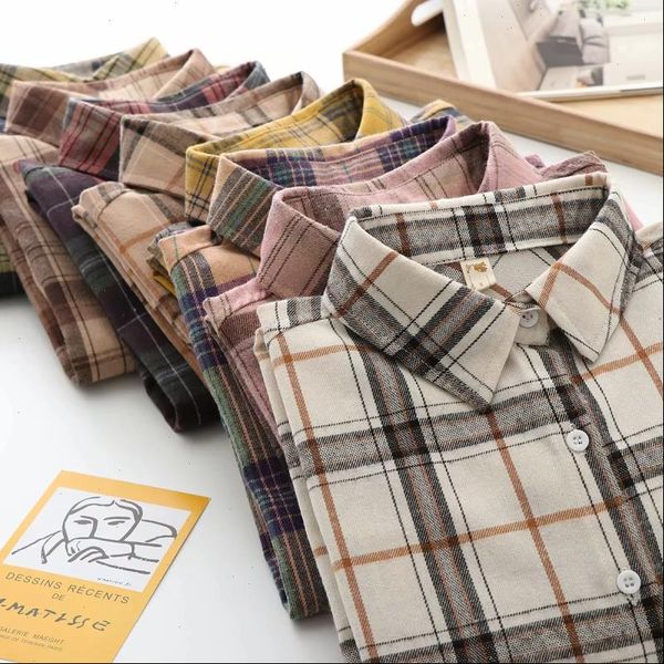 plaid women loose shirts womens fashion ladies casual shirt long sleeve boho blouses vintage female streetwear girls, White
plaid women loose shirts womens fashion ladies casual shirt long sleeve boho blouses vintage female streetwear girls, White