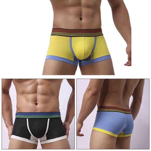 1 piece breathable u convex waist men's underwear fashion color matching pants, Black;white
1 piece breathable u convex waist men's underwear fashion color matching pants, Black;white