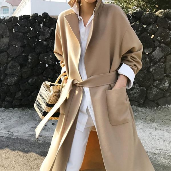 luxury women's short coatkorean suit side slit belt windbreaker coat women's 2021 autumn temperament stand collar medium and long, Black;brown
luxury women's short coatkorean suit side slit belt windbreaker coat women's 2021 autumn temperament stand collar medium and long, Black;brown