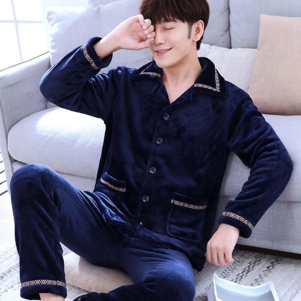 men's sleepwear men pajamas suit sleep set coral fleece nightgown flannel home wear loose 2pcs shirt&pants lounge nightwear lingerie, Black;brown
men's sleepwear men pajamas suit sleep set coral fleece nightgown flannel home wear loose 2pcs shirt&pants lounge nightwear lingerie, Black;brown