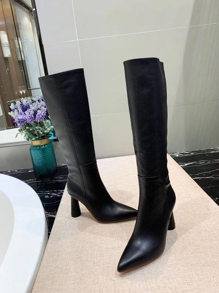 boots women long pointed toe solid color zipper female 2021 winter luxury designer genuine leather ladies, Black
boots women long pointed toe solid color zipper female 2021 winter luxury designer genuine leather ladies, Black