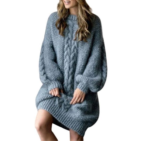 casual dresses lugentolo sweaters dress women lantern sleeve winter fashion plus size solid round neck loose mini, Black;gray
casual dresses lugentolo sweaters dress women lantern sleeve winter fashion plus size solid round neck loose mini, Black;gray