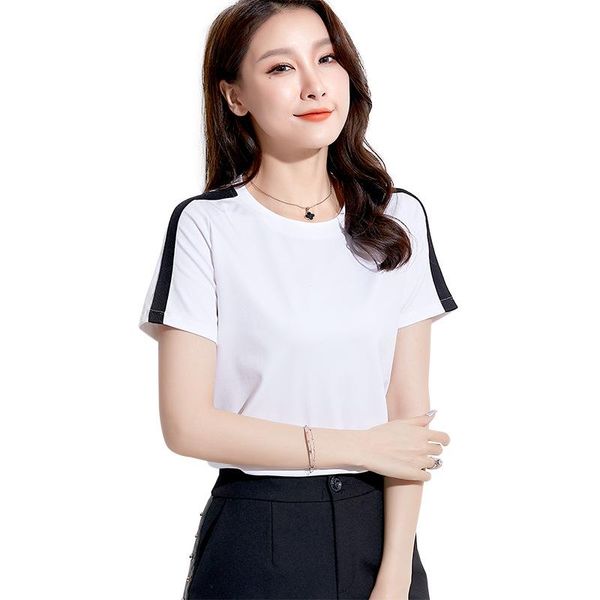 women's t-shirt woman clothes tshirt women graphic t shirts microfiber spandex short broadcloth solid, White
women's t-shirt woman clothes tshirt women graphic t shirts microfiber spandex short broadcloth solid, White