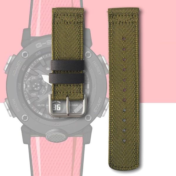 watch bands 24mm outdoor sports nylon strap wristband for prg-600yb/prg-650/ga-2000 smart band watchbands, Black;brown
watch bands 24mm outdoor sports nylon strap wristband for prg-600yb/prg-650/ga-2000 smart band watchbands, Black;brown