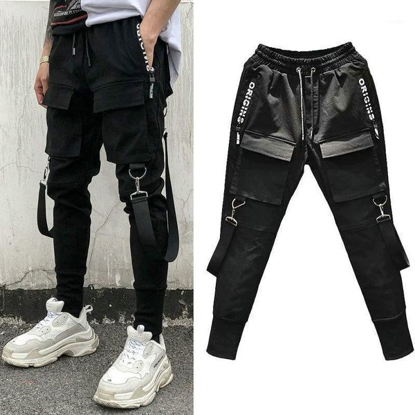 men's pants japanese style mens trousers sweatpants streetwear men joggers track casual cargo hip hop sweat, Black
men's pants japanese style mens trousers sweatpants streetwear men joggers track casual cargo hip hop sweat, Black
