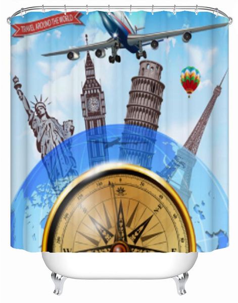around the world poster shower curtain retro car bathroom decor polyester fabric bathtub with hooks waterproof curtains
around the world poster shower curtain retro car bathroom decor polyester fabric bathtub with hooks waterproof curtains