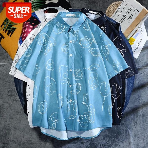 floral shirt men's short-sleeved fun flow hong kong style loose handsome hip-hop casual men #pg4r, White;black
floral shirt men's short-sleeved fun flow hong kong style loose handsome hip-hop casual men #pg4r, White;black