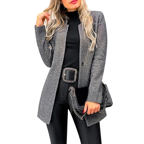 women's jackets fashion elegant coats long sleeve women solid color cardigan 2021 autumn slim overcoats thin outerwear turn-down collar, Black;brown
women's jackets fashion elegant coats long sleeve women solid color cardigan 2021 autumn slim overcoats thin outerwear turn-down collar, Black;brown