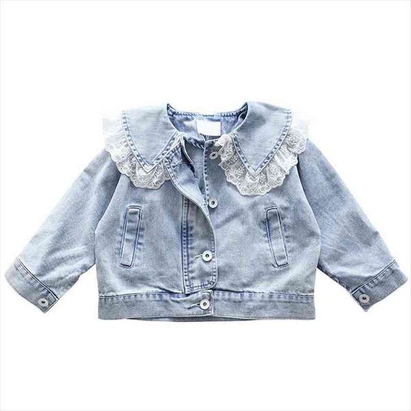 girls denim jacket cardigan coat lace kids jean outwear long sleeve children lace clothing spring girls clothes 1-6y, Blue;gray
girls denim jacket cardigan coat lace kids jean outwear long sleeve children lace clothing spring girls clothes 1-6y, Blue;gray