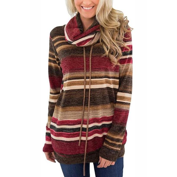 women's hoodies & sweatshirts mrwonder women pullovers loose heaps collar casual long sleeve fashionable striated jumper for spring aut, Black
women's hoodies & sweatshirts mrwonder women pullovers loose heaps collar casual long sleeve fashionable striated jumper for spring aut, Black