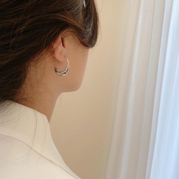 hoop & huggie fashion simple style elliptical earrings smooth geometric earring hook elegant franch female piercing accessory, Golden;silver
hoop & huggie fashion simple style elliptical earrings smooth geometric earring hook elegant franch female piercing accessory, Golden;silver