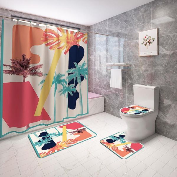 home decor bathroom carpet rug bath mat and waterproof shower curtain set memory foam toilet non-slip foot mats
home decor bathroom carpet rug bath mat and waterproof shower curtain set memory foam toilet non-slip foot mats