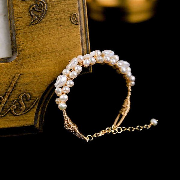 bangle bracelets rivd jewelry fashion flower handmade 14k gold plated freshwater pearl winding bracelet 7011f, Golden;silver
bangle bracelets rivd jewelry fashion flower handmade 14k gold plated freshwater pearl winding bracelet 7011f, Golden;silver