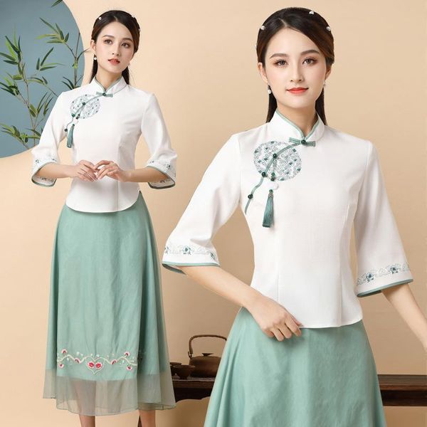 ethnic clothing elegant suit cheongsam chinese traditional embroidery qipao women flare sleeve slim dress casual long vestidos autumn, Red
ethnic clothing elegant suit cheongsam chinese traditional embroidery qipao women flare sleeve slim dress casual long vestidos autumn, Red
