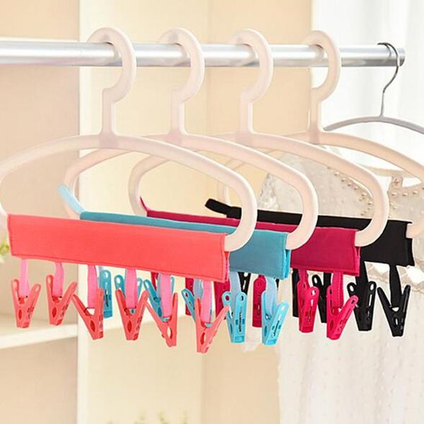 hangers & racks portable folding cloth hanger clips bathroom storage rack and underwear socks drying for traveling camping supplies
hangers & racks portable folding cloth hanger clips bathroom storage rack and underwear socks drying for traveling camping supplies