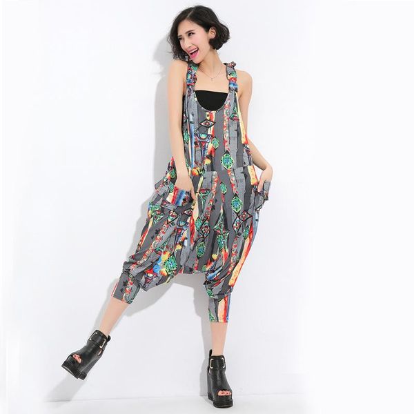 women's pants & capris 2021 spring and summer models suspenders seven points jumpsuit condolences loose casual, Black;white
women's pants & capris 2021 spring and summer models suspenders seven points jumpsuit condolences loose casual, Black;white