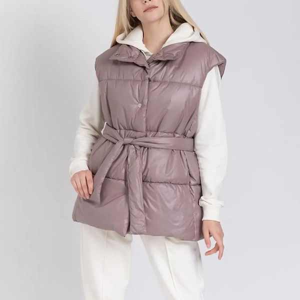 women's vests yana fashion solid single breasted stand collar women elegant loose simple coats tie belt cotton ladies, Black;white
women's vests yana fashion solid single breasted stand collar women elegant loose simple coats tie belt cotton ladies, Black;white