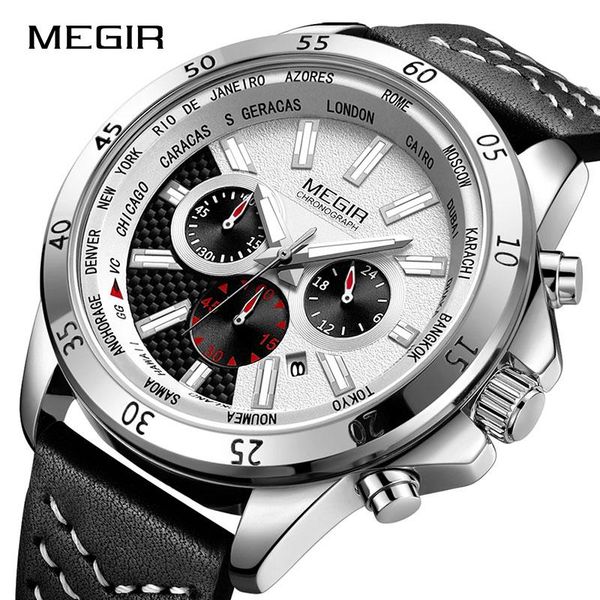 wristwatches megir military sports watches mens waterproof luminous hands chronograph analog quartz men relogios masculino, Slivery;brown
wristwatches megir military sports watches mens waterproof luminous hands chronograph analog quartz men relogios masculino, Slivery;brown