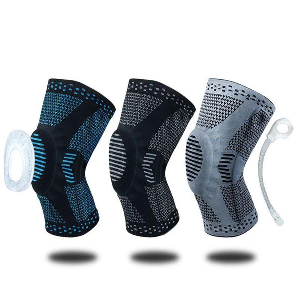 1pc knee pad sleeve elastic brace silicone spring patella protector leg warmer outdoor gym sportswear accessories elbow & pads, Black;gray
1pc knee pad sleeve elastic brace silicone spring patella protector leg warmer outdoor gym sportswear accessories elbow & pads, Black;gray