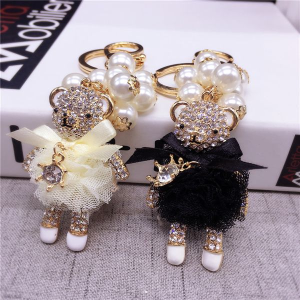 lovely diamond gauze skirt bear key chain female korean car fashion pendant christmas gift, Silver
lovely diamond gauze skirt bear key chain female korean car fashion pendant christmas gift, Silver