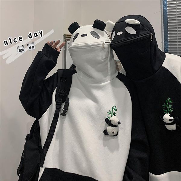 women's hoodies & sweatshirts winter couples women men warm funny cartoon panda zipper hoodie long sleeve korean cotton hooded, Black
women's hoodies & sweatshirts winter couples women men warm funny cartoon panda zipper hoodie long sleeve korean cotton hooded, Black