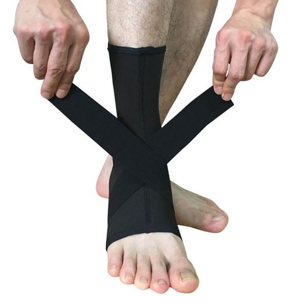 ankle bandage elastic brace guard support sport gym foot wrap protection sports safety strong1 pcs, Blue;black
ankle bandage elastic brace guard support sport gym foot wrap protection sports safety strong1 pcs, Blue;black