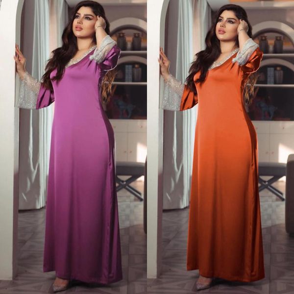 ethnic clothing muslim fashion women elegant abaya satin long dress moroccan evening caftan djellaba woman 2021 eid mubarak islamic, Red
ethnic clothing muslim fashion women elegant abaya satin long dress moroccan evening caftan djellaba woman 2021 eid mubarak islamic, Red