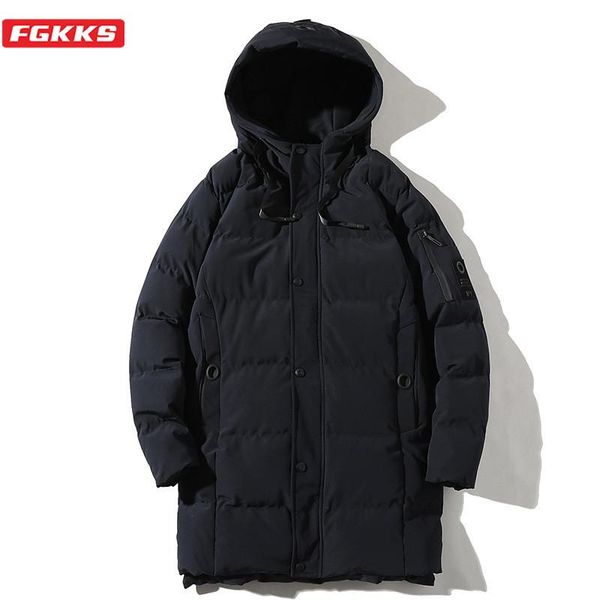 men's down & parkas fgkks winter men hooded casual mens solid color long trend male overcoat coats, Black
men's down & parkas fgkks winter men hooded casual mens solid color long trend male overcoat coats, Black
