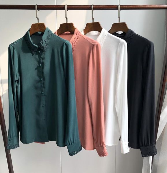 women's blouses & shirts women shirt 2021 early spring retro elegant delicate embroidered openwork embroidery silk long-sleeved, White
women's blouses & shirts women shirt 2021 early spring retro elegant delicate embroidered openwork embroidery silk long-sleeved, White