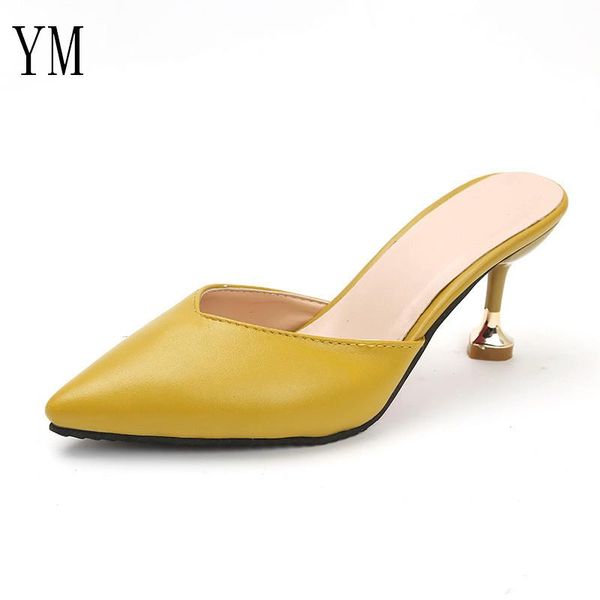 dress shoes black summer candy slippers pointed with high heels flip flops female sandals sandalias femenina 7.5cm size 39
dress shoes black summer candy slippers pointed with high heels flip flops female sandals sandalias femenina 7.5cm size 39