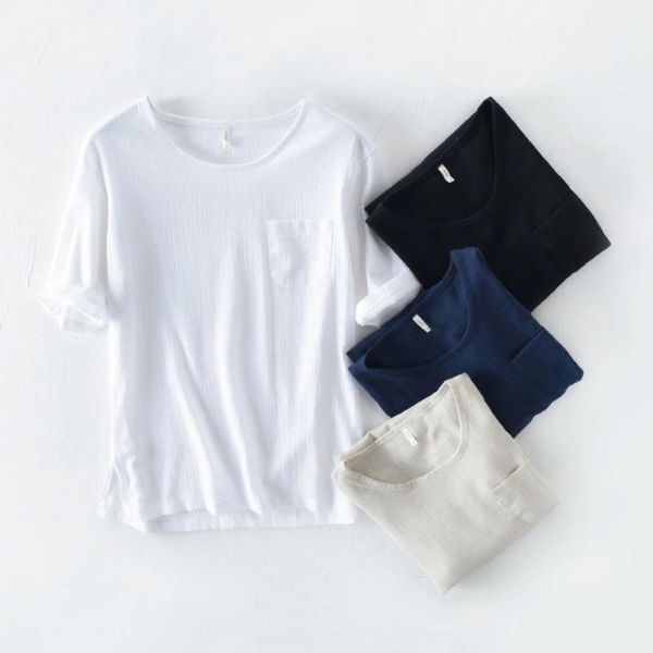 men's t-shirts o-neck short sleeve for men casual solid color tees and chest patch pocket cotton linen fashion clothing, White;black
men's t-shirts o-neck short sleeve for men casual solid color tees and chest patch pocket cotton linen fashion clothing, White;black