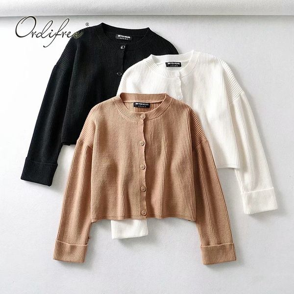 autumn winter women knitted long sleeve casual sweater cardigan jumpers pull femme 210415, White;black
autumn winter women knitted long sleeve casual sweater cardigan jumpers pull femme 210415, White;black
