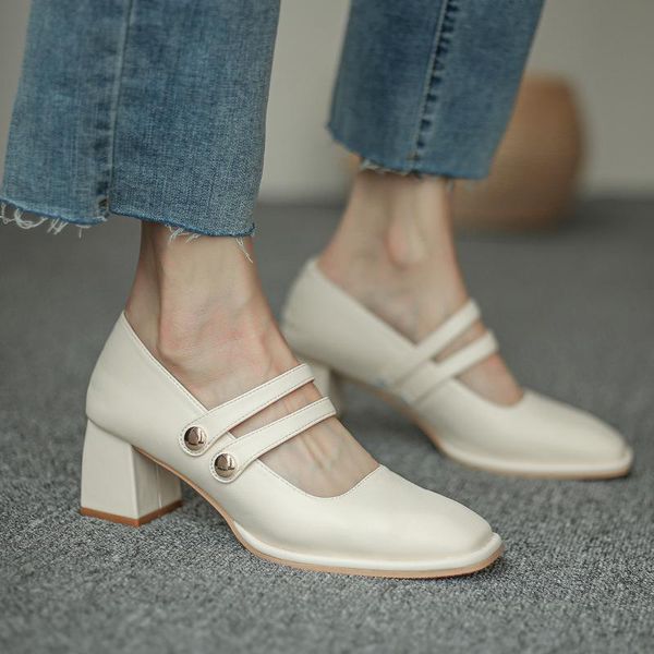 spring women's and autumn medium thick heel casual sweet shallow mouth square toe all-match mary jane shoes dress, Black
spring women's and autumn medium thick heel casual sweet shallow mouth square toe all-match mary jane shoes dress, Black