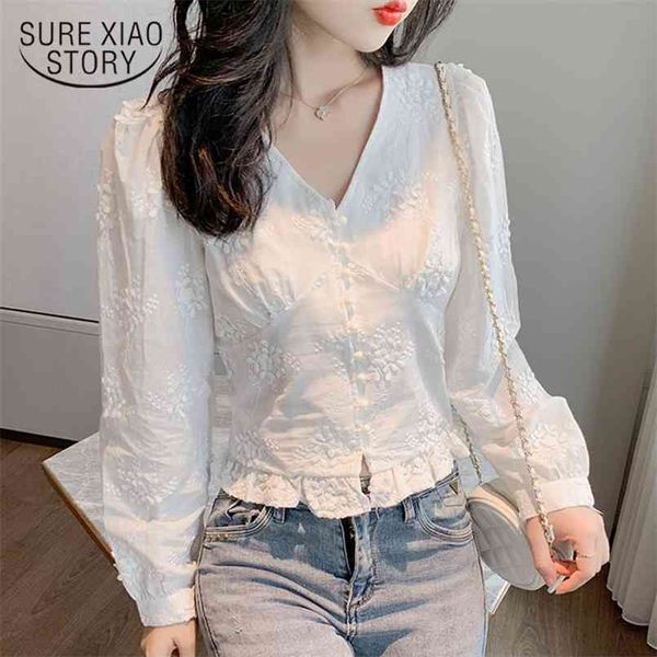 v-neck woman shirt white lace women spring vintage puff sleeve korean cotton embroidery blouse blusas mujer 10536 210730
v-neck woman shirt white lace women spring vintage puff sleeve korean cotton embroidery blouse blusas mujer 10536 210730