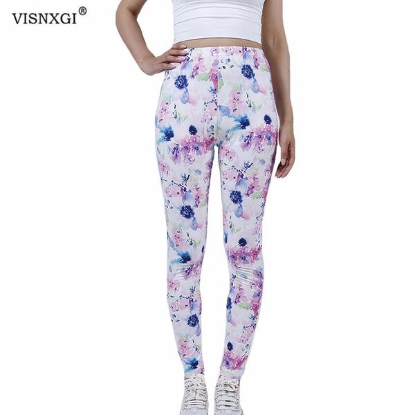 women's leggings visnxgi sport women white floral pattern pants workout fitness clothing running gym tights stretch sportswear bottom, Black
women's leggings visnxgi sport women white floral pattern pants workout fitness clothing running gym tights stretch sportswear bottom, Black