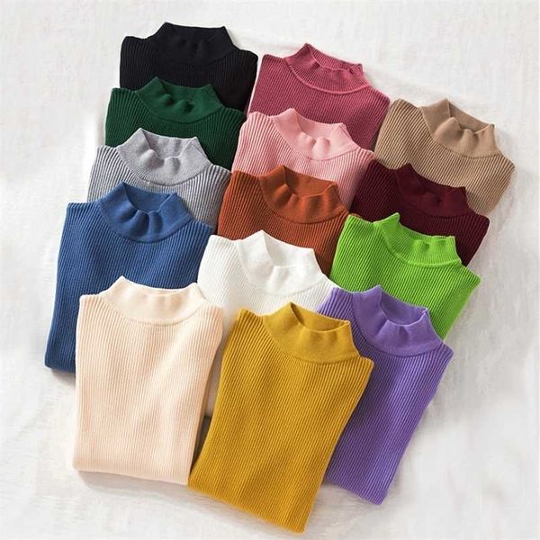 jmprs autumn women pullover sweater fashion half turtleneck knitted female jumper long sleeve winter soft elastic blouse 211103, White;black
jmprs autumn women pullover sweater fashion half turtleneck knitted female jumper long sleeve winter soft elastic blouse 211103, White;black